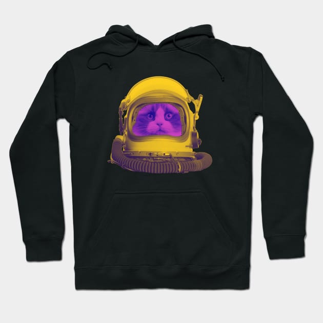 Astronaut Cat Hoodie by FullOnNostalgia